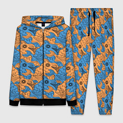 Женский 3D-костюм Графическая фантазия, цвет: 3D-черный