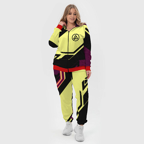 Женский костюм Linkin park geometry steel / 3D-Красный – фото 4