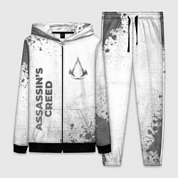 Женский 3D-костюм Assassins Creed - white gradient вертикально, цвет: 3D-черный