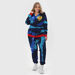 Женский 3D-костюм Камуфляж с гербом РФ, цвет: 3D-красный — фото 2