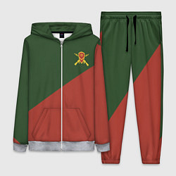 Женский 3D-костюм Мотострелковые войска: герб со щитом, цвет: 3D-меланж