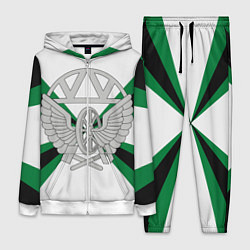 Женский 3D-костюм Железнодорожные войска, цвет: 3D-белый