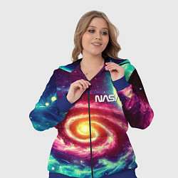 Женский 3D-костюм Spiral galaxy - neon glow, цвет: 3D-синий — фото 2