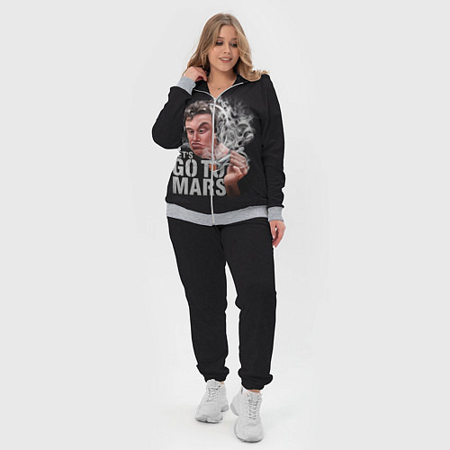 Женский костюм Илон Маск - Lets go to Mars / 3D-Меланж – фото 4