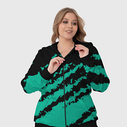 Женский 3D-костюм The color is black and turquoise, цвет: 3D-черный — фото 2