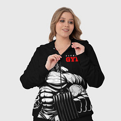 Женский 3D-костюм Fitness GYM - jock, цвет: 3D-черный — фото 2