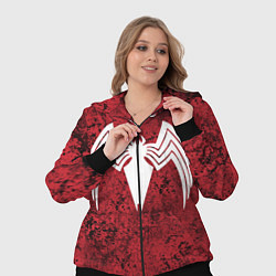 Женский 3D-костюм Знак венома на красном, цвет: 3D-черный — фото 2