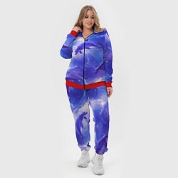 Женский 3D-костюм Дельфины в волшебном море паттерн, цвет: 3D-красный — фото 2