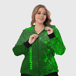 Женский 3D-костюм Galatasaray - green gradient по-вертикали, цвет: 3D-черный — фото 2