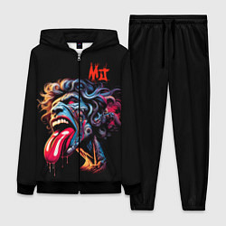 Женский 3D-костюм Mick Jagger - Rolling Stones, цвет: 3D-черный
