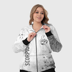 Женский 3D-костюм Scorpions - white gradient вертикально, цвет: 3D-черный — фото 2