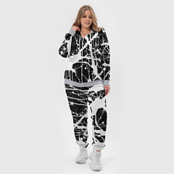 Женский 3D-костюм Брызги белой краски, цвет: 3D-меланж — фото 2