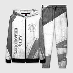 Женский костюм Leicester City - white gradient вертикально