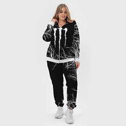 Женский 3D-костюм Monster energy лес, цвет: 3D-белый — фото 2