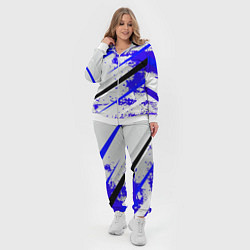 Женский 3D-костюм Color white blue, цвет: 3D-белый — фото 2