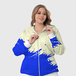 Женский 3D-костюм Color blue white, цвет: 3D-белый — фото 2