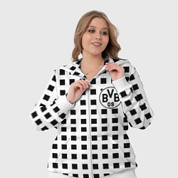 Женский 3D-костюм Borussia pattern, цвет: 3D-белый — фото 2