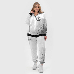 Женский 3D-костюм Angels of Death - white gradient вертикально, цвет: 3D-черный — фото 2