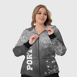 Женский 3D-костюм Porto - grey gradient вертикально, цвет: 3D-черный — фото 2