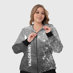 Женский 3D-костюм Valorant - grey gradient по-вертикали, цвет: 3D-черный — фото 2