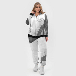 Женский 3D-костюм Twenty One Pilots - white gradient вертикально, цвет: 3D-черный — фото 2