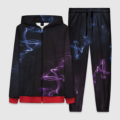 Женский костюм Color black blue pink / 3D-Красный – фото 1