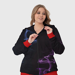 Женский 3D-костюм Color black blue pink, цвет: 3D-красный — фото 2