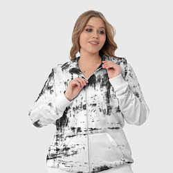 Женский 3D-костюм Color black and white, цвет: 3D-белый — фото 2