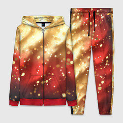 Женский костюм Волнистая текстура с блестками