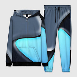 Женский 3D-костюм Разноцветный, цвет: 3D-черный