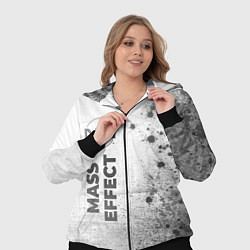 Женский 3D-костюм Mass Effect - white gradient по-вертикали, цвет: 3D-черный — фото 2