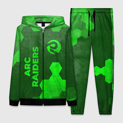 Женский 3D-костюм ARC Raiders - green gradient вертикально, цвет: 3D-черный
