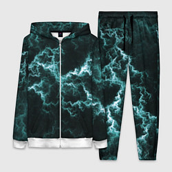 Женский костюм Lightning light blue line