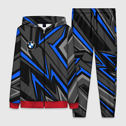 Женский 3D-костюм BMW - blue line, цвет: 3D-красный