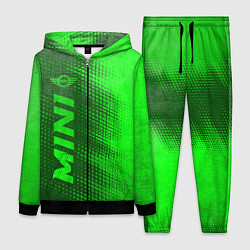 Женский 3D-костюм Mini - green gradient по-вертикали, цвет: 3D-черный