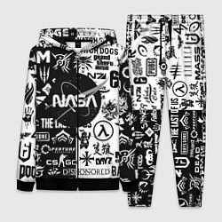 Женский 3D-костюм Nasa логотипы игр, цвет: 3D-черный