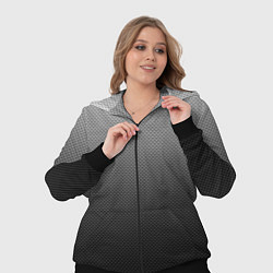 Женский 3D-костюм Текстурированный градиент тёмно-серый, цвет: 3D-черный — фото 2