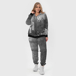 Женский 3D-костюм Bring Me the Horizon - grey gradient вертикально, цвет: 3D-черный — фото 2