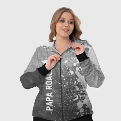 Женский 3D-костюм Papa Roach - grey gradient по-вертикали, цвет: 3D-черный — фото 2