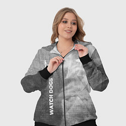Женский 3D-костюм Watch Dogs - grey gradient по-вертикали, цвет: 3D-черный — фото 2