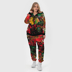 Женский 3D-костюм Chicago Blackhawks NHL black, цвет: 3D-черный — фото 2