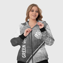 Женский 3D-костюм Green Day - grey gradient вертикально, цвет: 3D-черный — фото 2