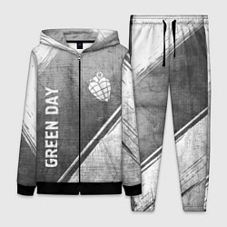 Женский 3D-костюм Green Day - grey gradient вертикально, цвет: 3D-черный