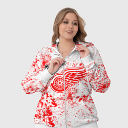 Женский 3D-костюм Detroit Red Wings NHL white, цвет: 3D-белый — фото 2