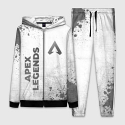 Женский 3D-костюм Apex Legends - white gradient вертикально, цвет: 3D-черный