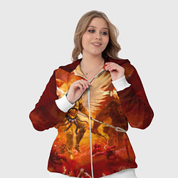 Женский 3D-костюм Сангвиний великий ангел, цвет: 3D-белый — фото 2