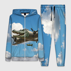 Женский 3D-костюм Бомбардиро крокодило, цвет: 3D-меланж