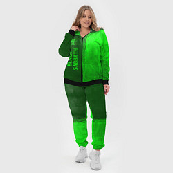 Женский 3D-костюм Black Sabbath - green gradient по-вертикали, цвет: 3D-черный — фото 2