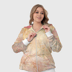 Женский 3D-костюм Абстракция - yellow sad flower, цвет: 3D-белый — фото 2