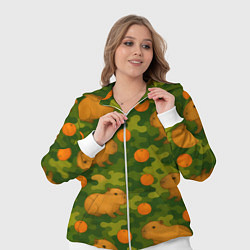 Женский 3D-костюм Камуфляж с капибарами, цвет: 3D-белый — фото 2